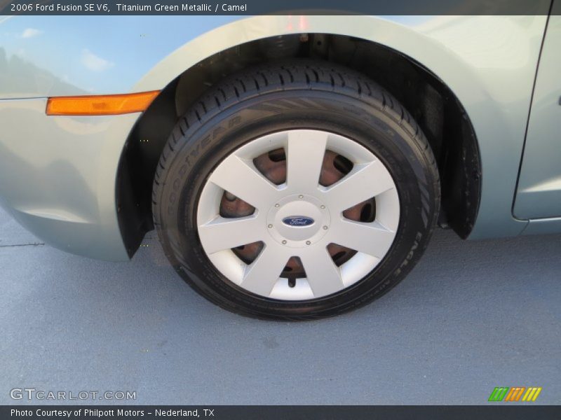 Titanium Green Metallic / Camel 2006 Ford Fusion SE V6