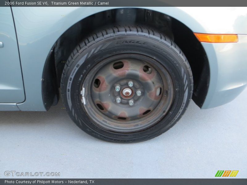 Titanium Green Metallic / Camel 2006 Ford Fusion SE V6