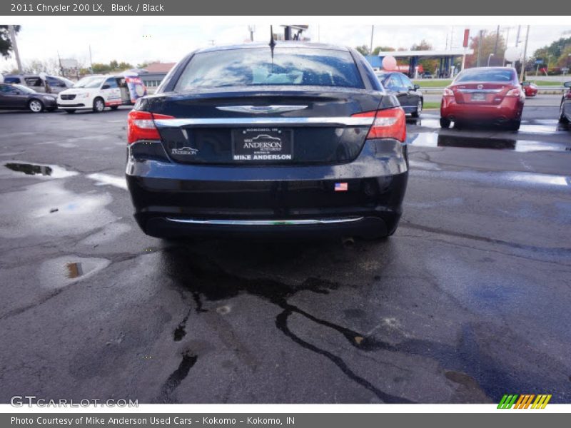 Black / Black 2011 Chrysler 200 LX