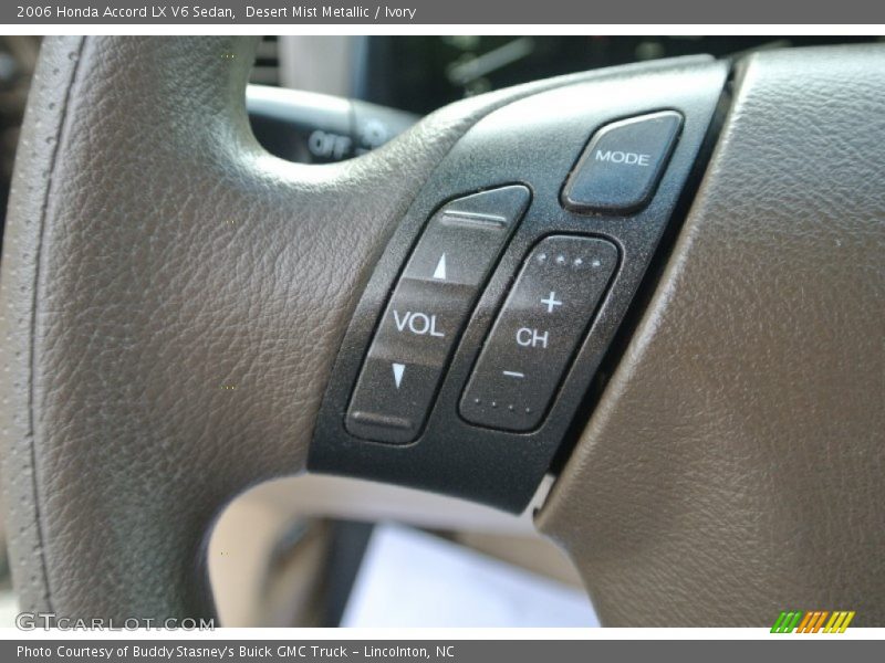 Controls of 2006 Accord LX V6 Sedan