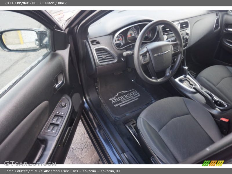 Black / Black 2011 Chrysler 200 LX