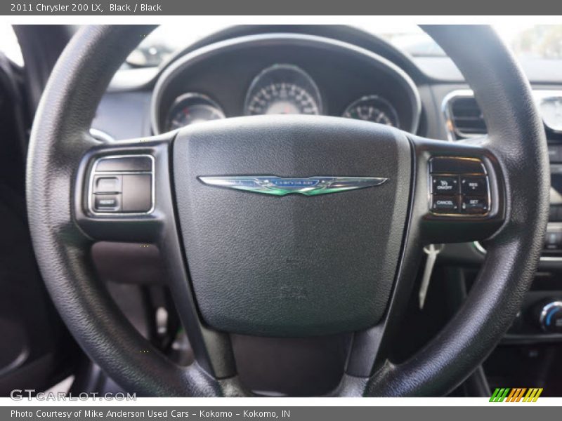 Black / Black 2011 Chrysler 200 LX