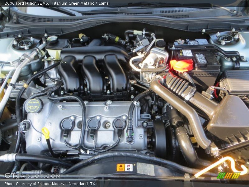 Titanium Green Metallic / Camel 2006 Ford Fusion SE V6