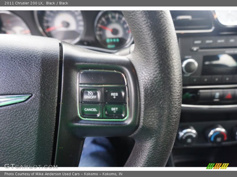 Black / Black 2011 Chrysler 200 LX