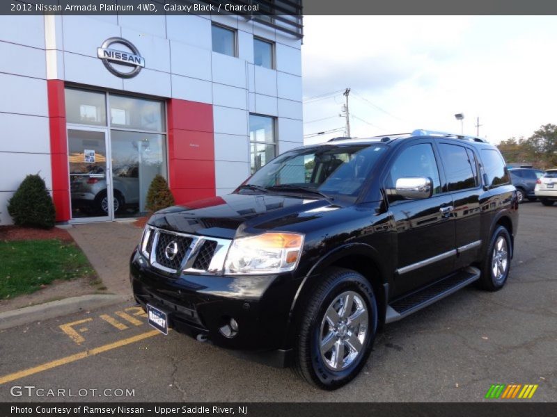 Galaxy Black / Charcoal 2012 Nissan Armada Platinum 4WD