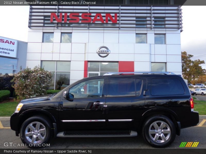 Galaxy Black / Charcoal 2012 Nissan Armada Platinum 4WD