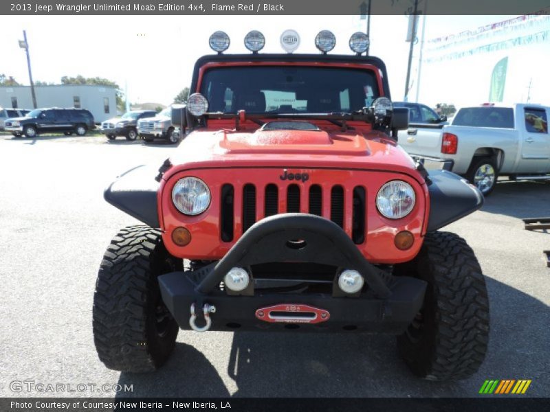Flame Red / Black 2013 Jeep Wrangler Unlimited Moab Edition 4x4