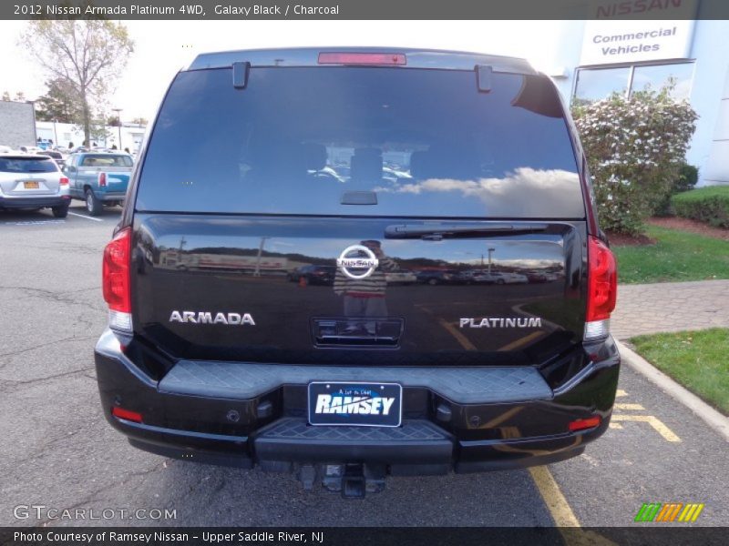 Galaxy Black / Charcoal 2012 Nissan Armada Platinum 4WD