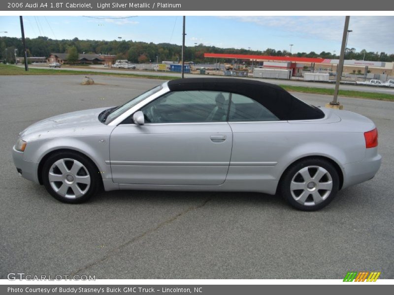 Light Silver Metallic / Platinum 2006 Audi A4 1.8T Cabriolet