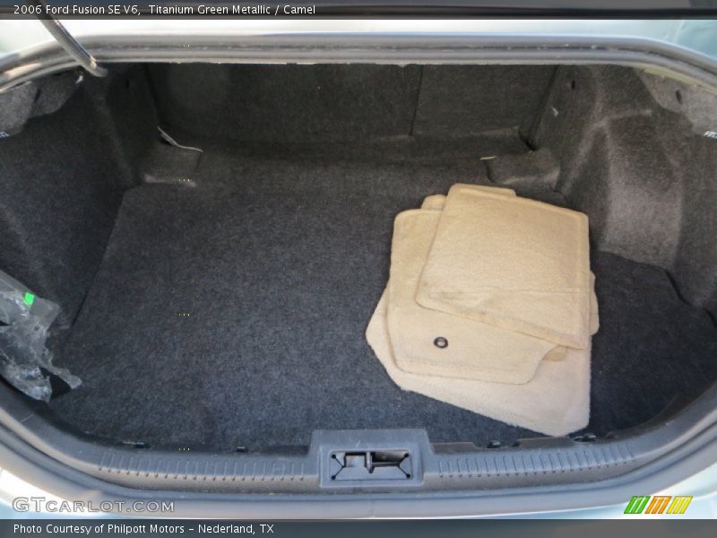Titanium Green Metallic / Camel 2006 Ford Fusion SE V6