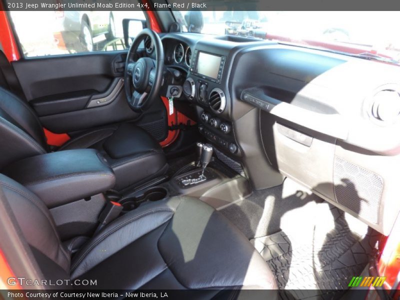 Flame Red / Black 2013 Jeep Wrangler Unlimited Moab Edition 4x4