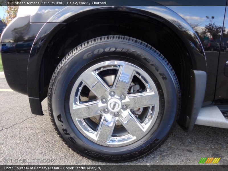 Galaxy Black / Charcoal 2012 Nissan Armada Platinum 4WD