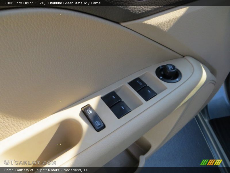 Titanium Green Metallic / Camel 2006 Ford Fusion SE V6