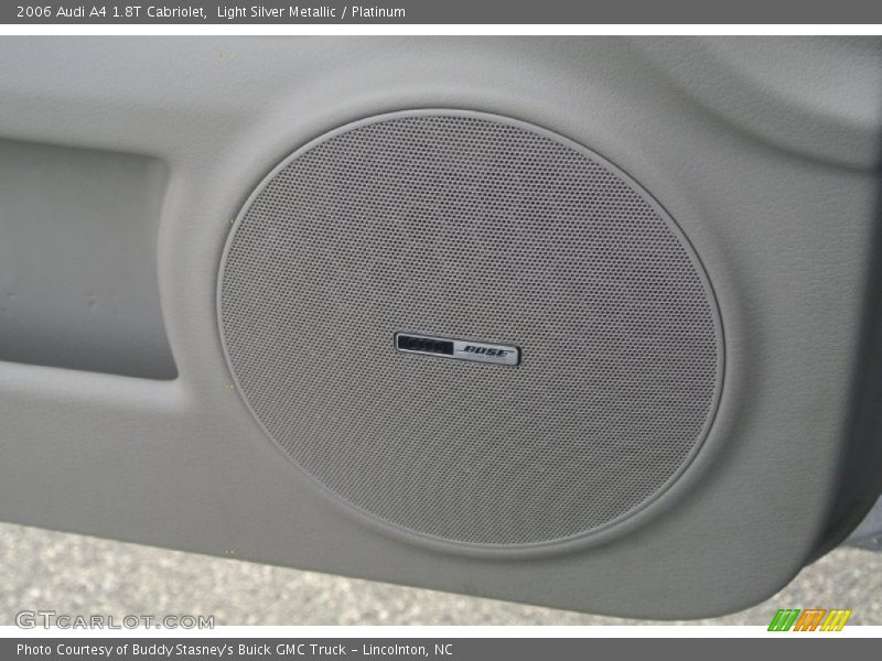 Light Silver Metallic / Platinum 2006 Audi A4 1.8T Cabriolet