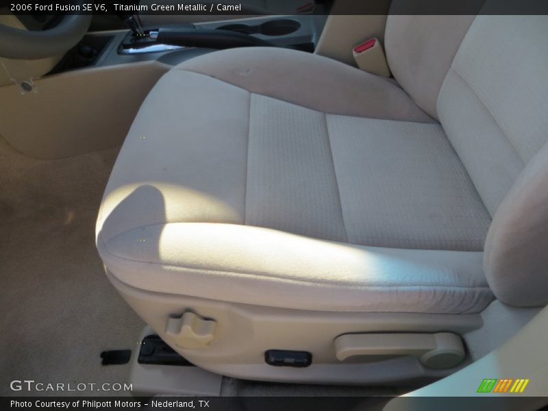Titanium Green Metallic / Camel 2006 Ford Fusion SE V6