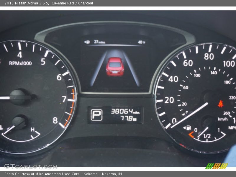 Cayenne Red / Charcoal 2013 Nissan Altima 2.5 S