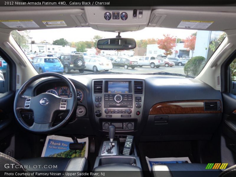 Galaxy Black / Charcoal 2012 Nissan Armada Platinum 4WD