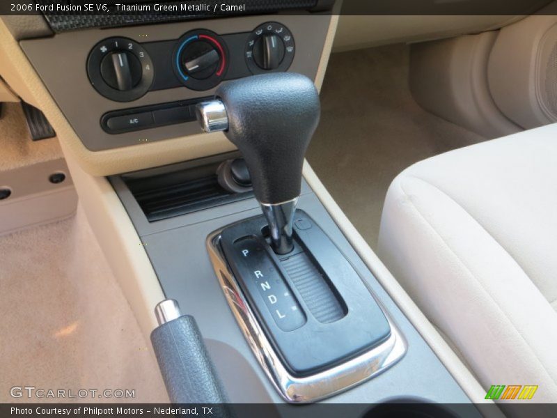 Titanium Green Metallic / Camel 2006 Ford Fusion SE V6