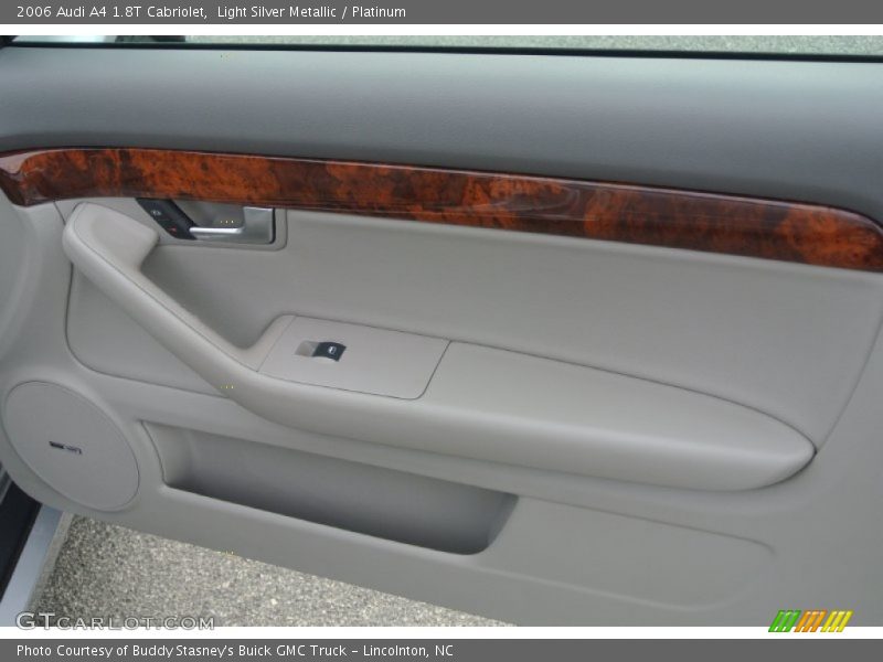 Light Silver Metallic / Platinum 2006 Audi A4 1.8T Cabriolet