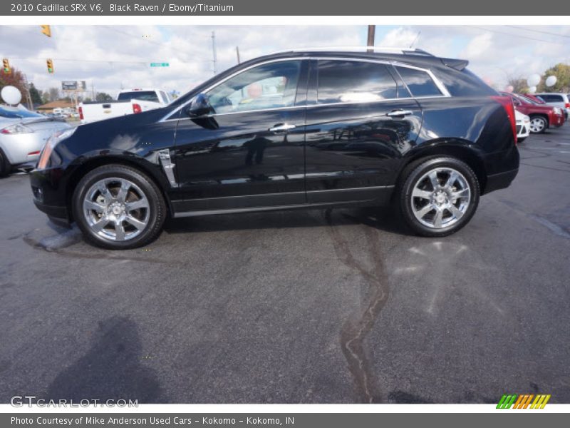 Black Raven / Ebony/Titanium 2010 Cadillac SRX V6