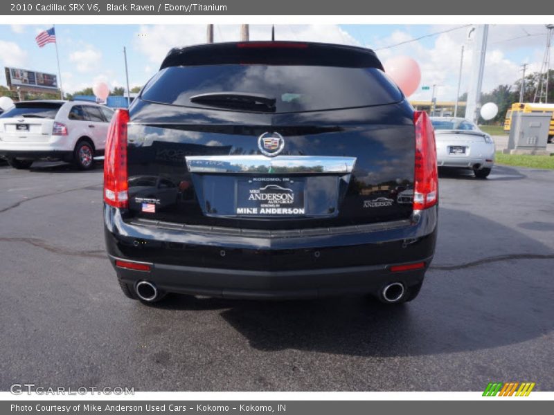 Black Raven / Ebony/Titanium 2010 Cadillac SRX V6