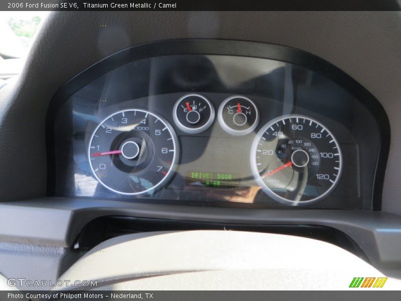 Titanium Green Metallic / Camel 2006 Ford Fusion SE V6