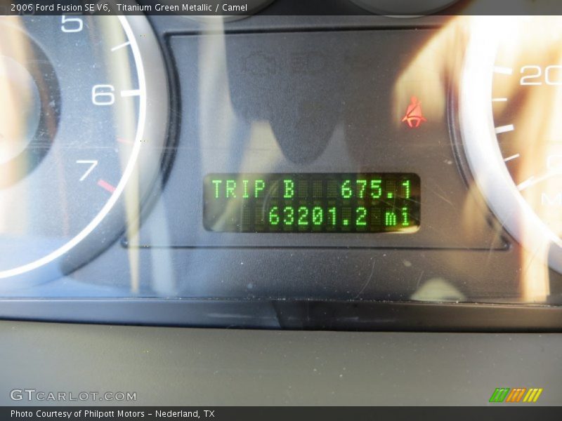 Titanium Green Metallic / Camel 2006 Ford Fusion SE V6