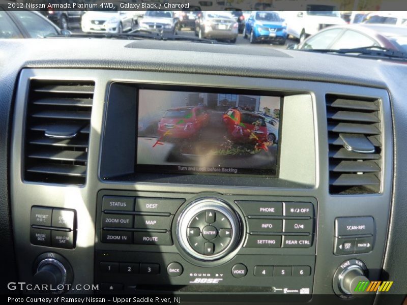 Galaxy Black / Charcoal 2012 Nissan Armada Platinum 4WD