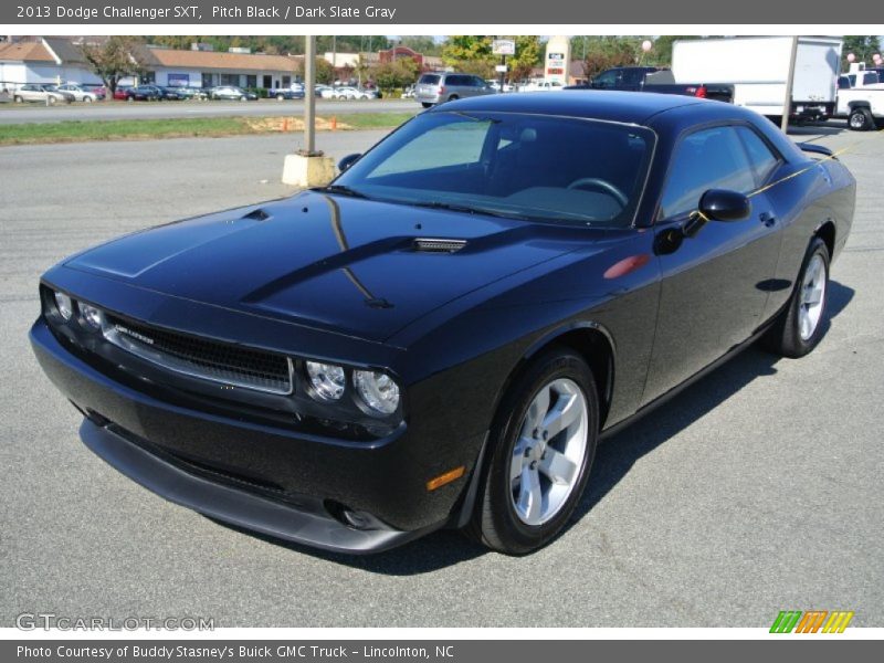 Pitch Black / Dark Slate Gray 2013 Dodge Challenger SXT