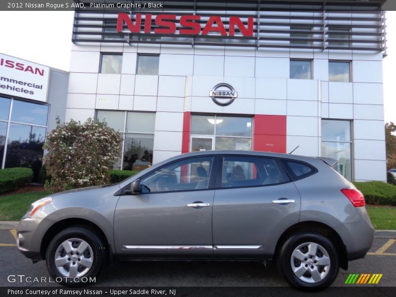 Platinum Graphite / Black 2012 Nissan Rogue S AWD