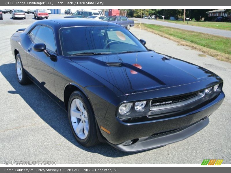 Pitch Black / Dark Slate Gray 2013 Dodge Challenger SXT