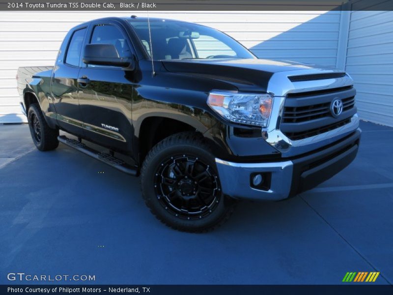 Black / Black 2014 Toyota Tundra TSS Double Cab