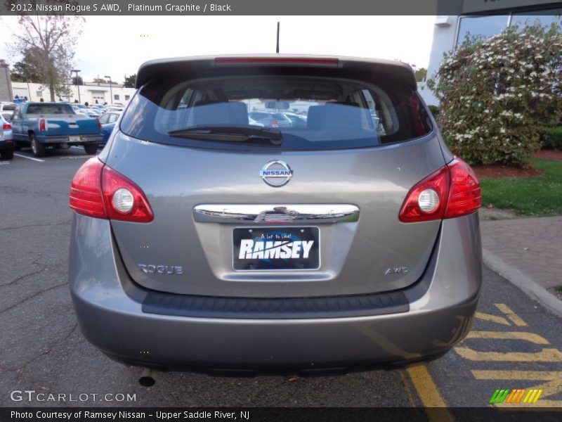 Platinum Graphite / Black 2012 Nissan Rogue S AWD