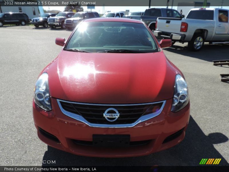 Red Alert / Charcoal 2012 Nissan Altima 2.5 S Coupe