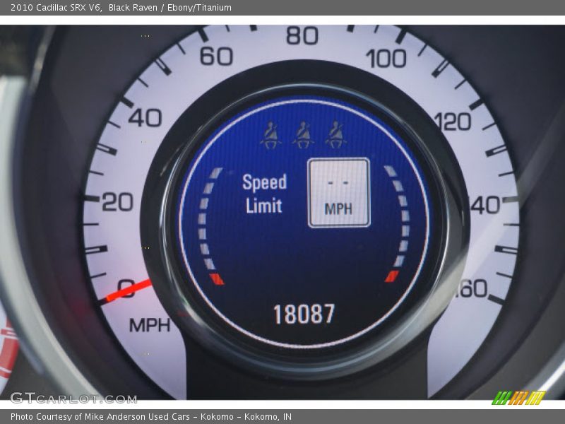 Black Raven / Ebony/Titanium 2010 Cadillac SRX V6