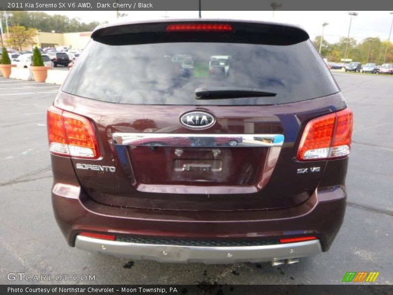 Dark Cherry / Black 2011 Kia Sorento SX V6 AWD