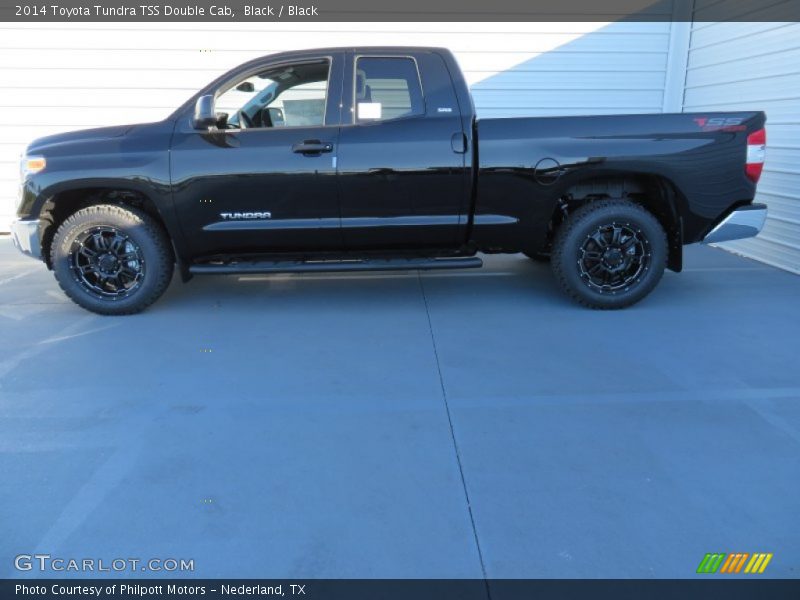 Black / Black 2014 Toyota Tundra TSS Double Cab