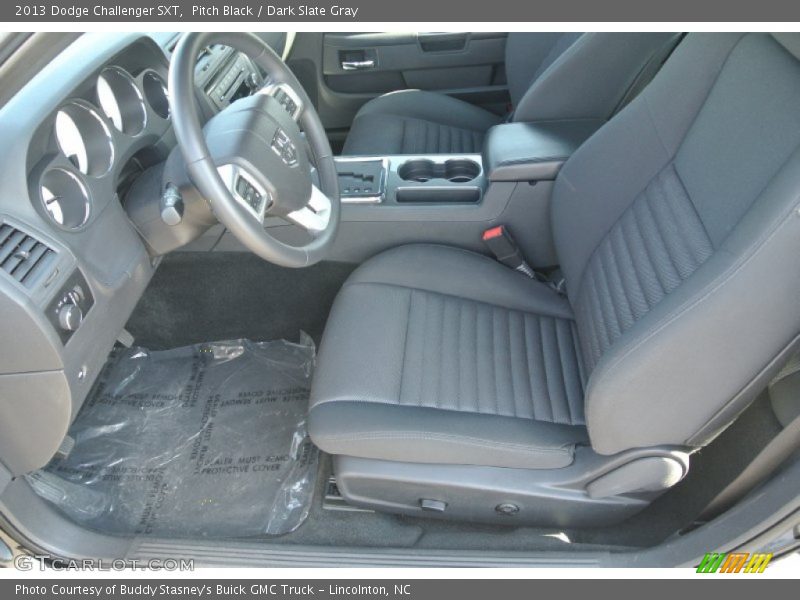 Pitch Black / Dark Slate Gray 2013 Dodge Challenger SXT