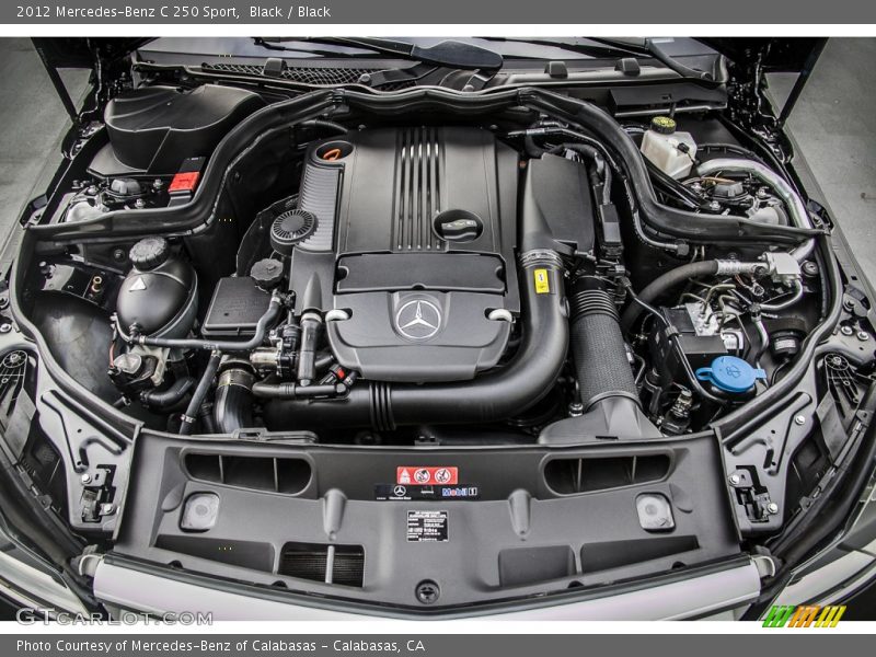 Black / Black 2012 Mercedes-Benz C 250 Sport