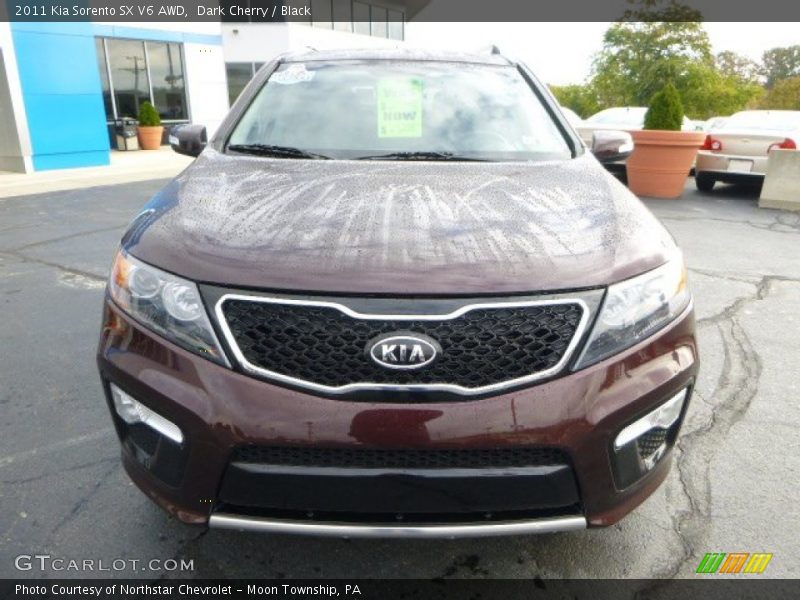 Dark Cherry / Black 2011 Kia Sorento SX V6 AWD