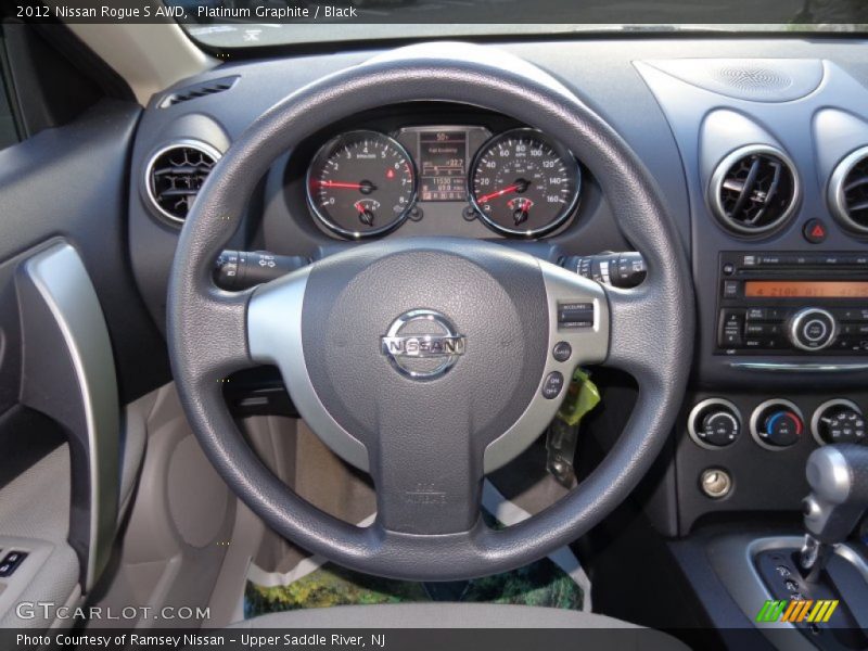 Platinum Graphite / Black 2012 Nissan Rogue S AWD