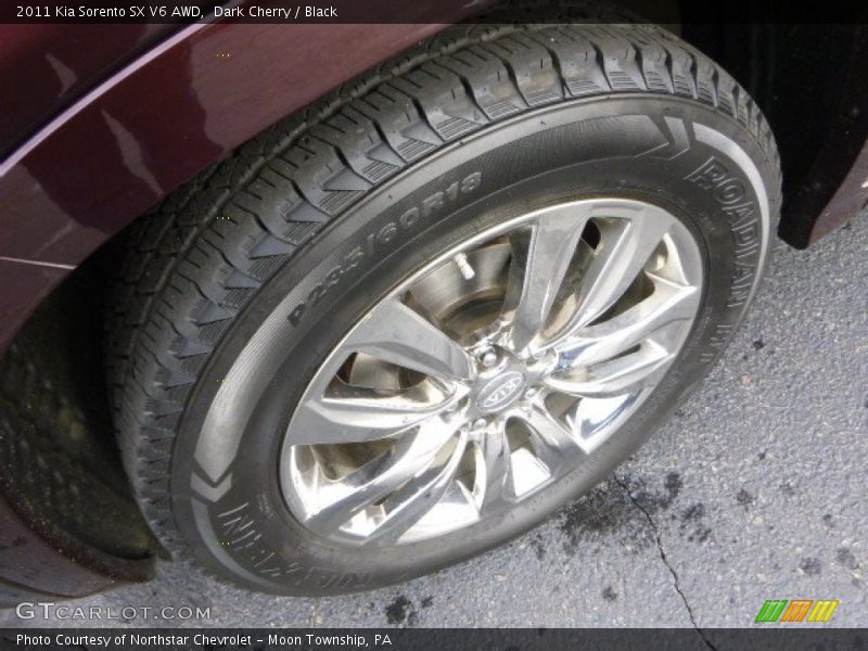 Dark Cherry / Black 2011 Kia Sorento SX V6 AWD