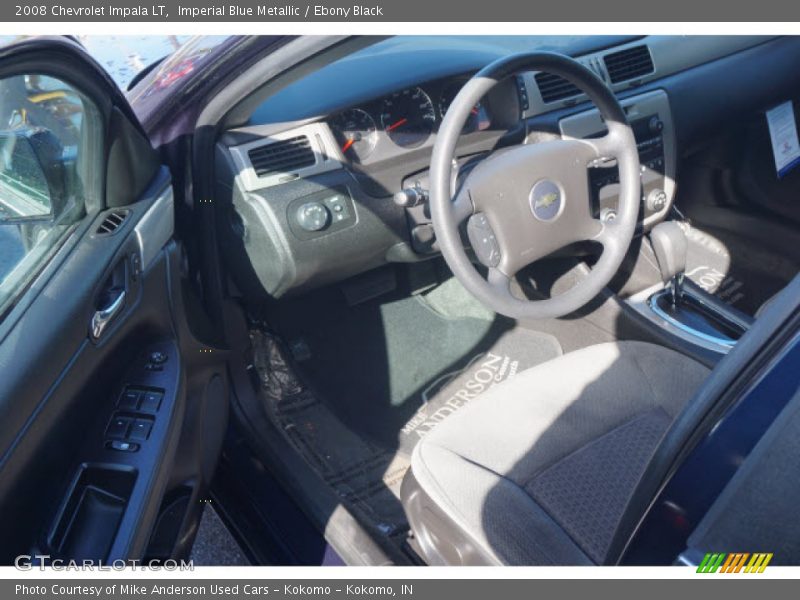 Imperial Blue Metallic / Ebony Black 2008 Chevrolet Impala LT