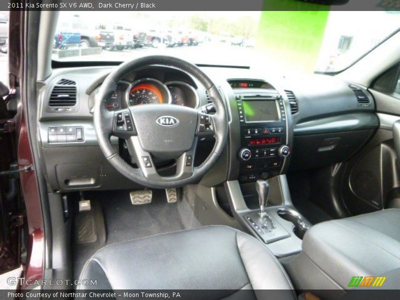 Dark Cherry / Black 2011 Kia Sorento SX V6 AWD