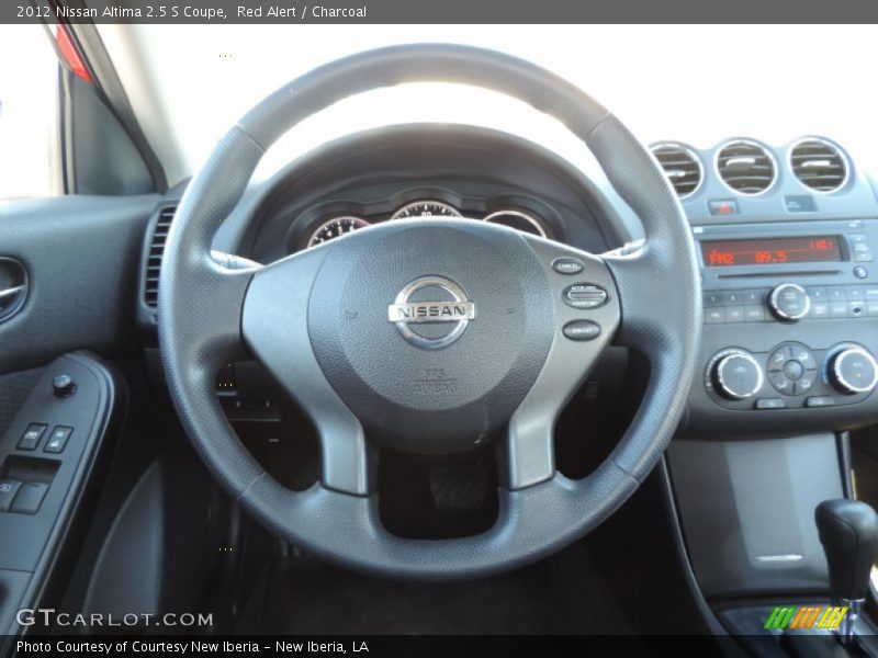 Red Alert / Charcoal 2012 Nissan Altima 2.5 S Coupe