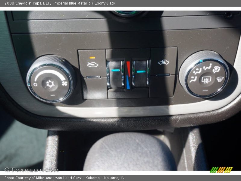Imperial Blue Metallic / Ebony Black 2008 Chevrolet Impala LT