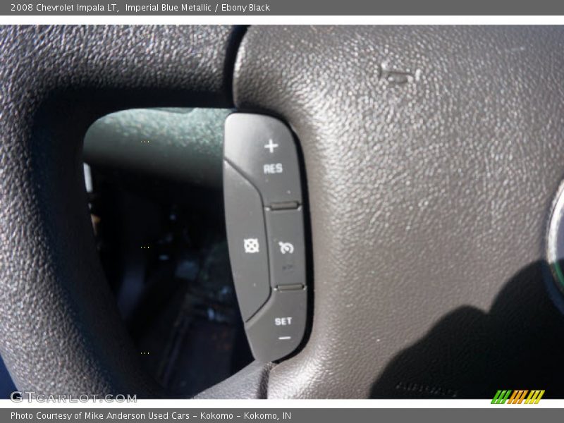 Imperial Blue Metallic / Ebony Black 2008 Chevrolet Impala LT