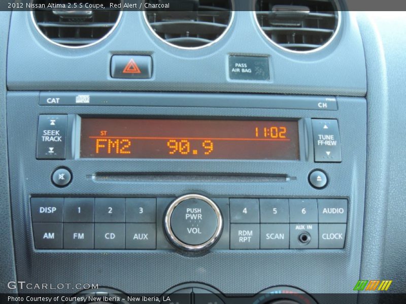 Red Alert / Charcoal 2012 Nissan Altima 2.5 S Coupe