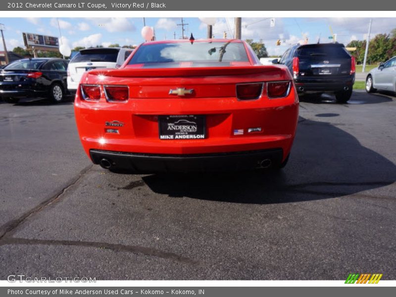 Victory Red / Black 2012 Chevrolet Camaro LT Coupe