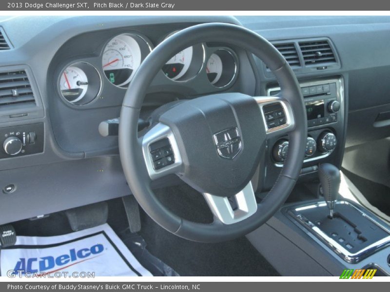 Pitch Black / Dark Slate Gray 2013 Dodge Challenger SXT